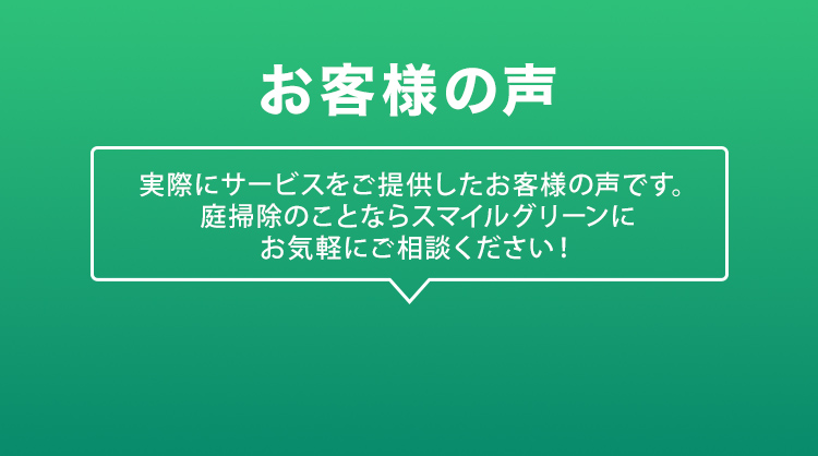 お客様の声